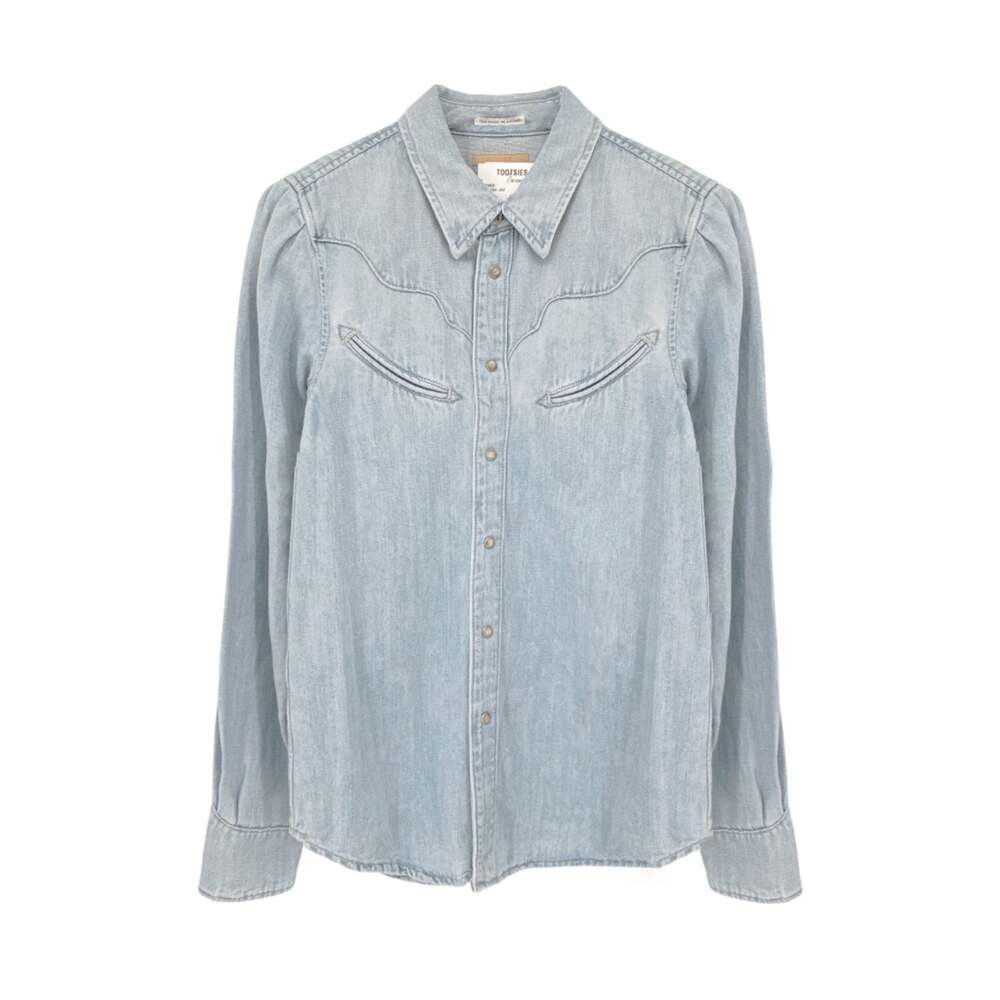 MOTHER The Ex Rodeo Shirt in Birds and Bees S